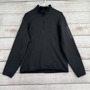 Arc'Teryx Covert 1/2 Zip Pullover Sweatshirt Mens L Charcoal Gray FORWARD Logo